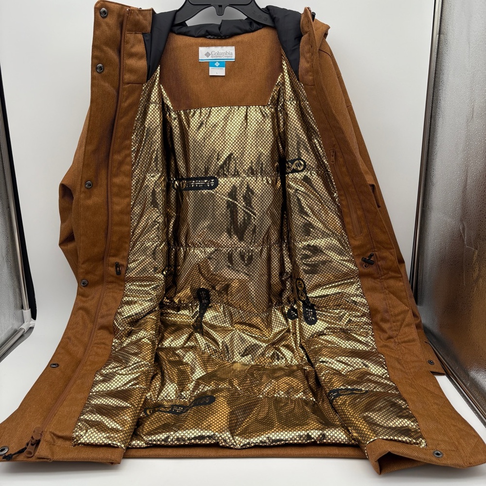 NWT Womens Columbia Size L Raincoat Waterproof Coat Jacket Parka Portland Point - Picture 5 of 13